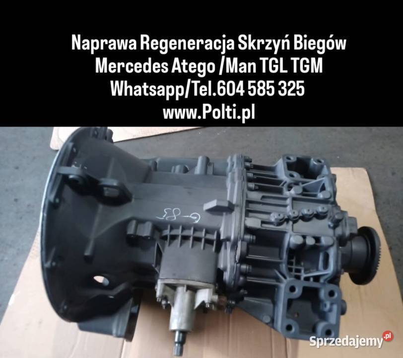 MAN Mercedes Regeneracja naprawa skrzyń biegów ciężarowe sprzedam