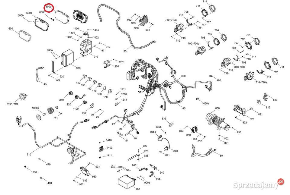 Szyba zegara Can Am Ski Doo BRP 415129349 małopolskie Nowy Sącz