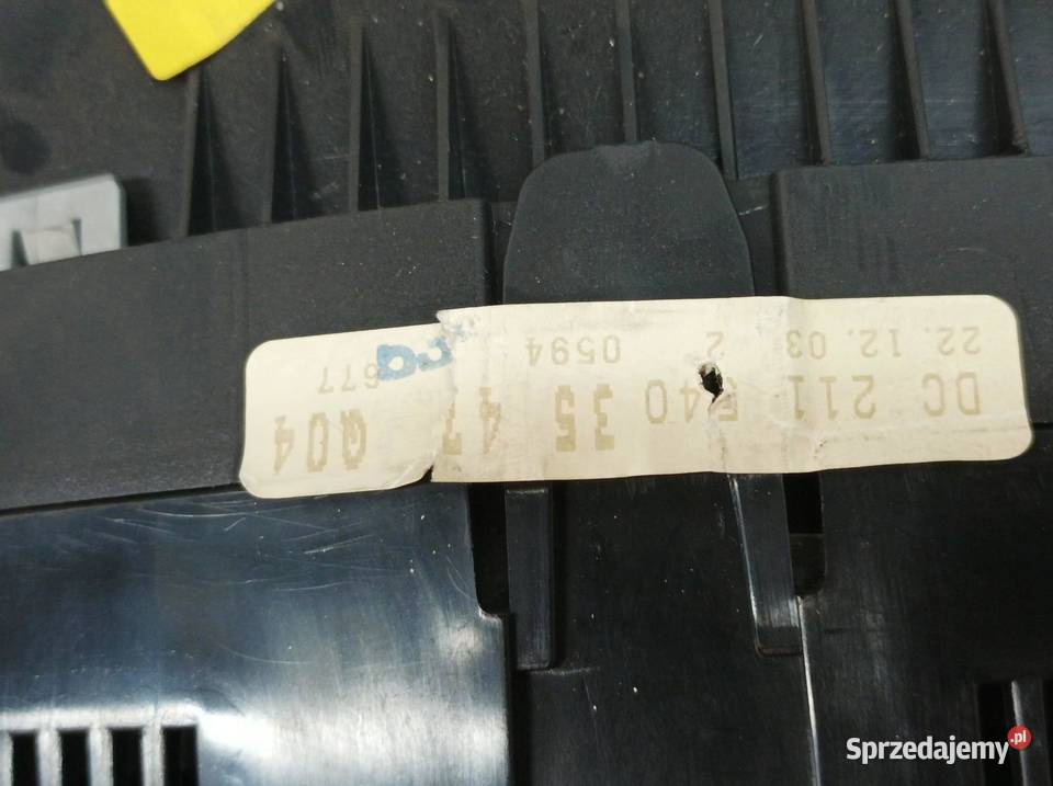 LICZNIK 2115408847 22 CDI 149 MercedesBenz