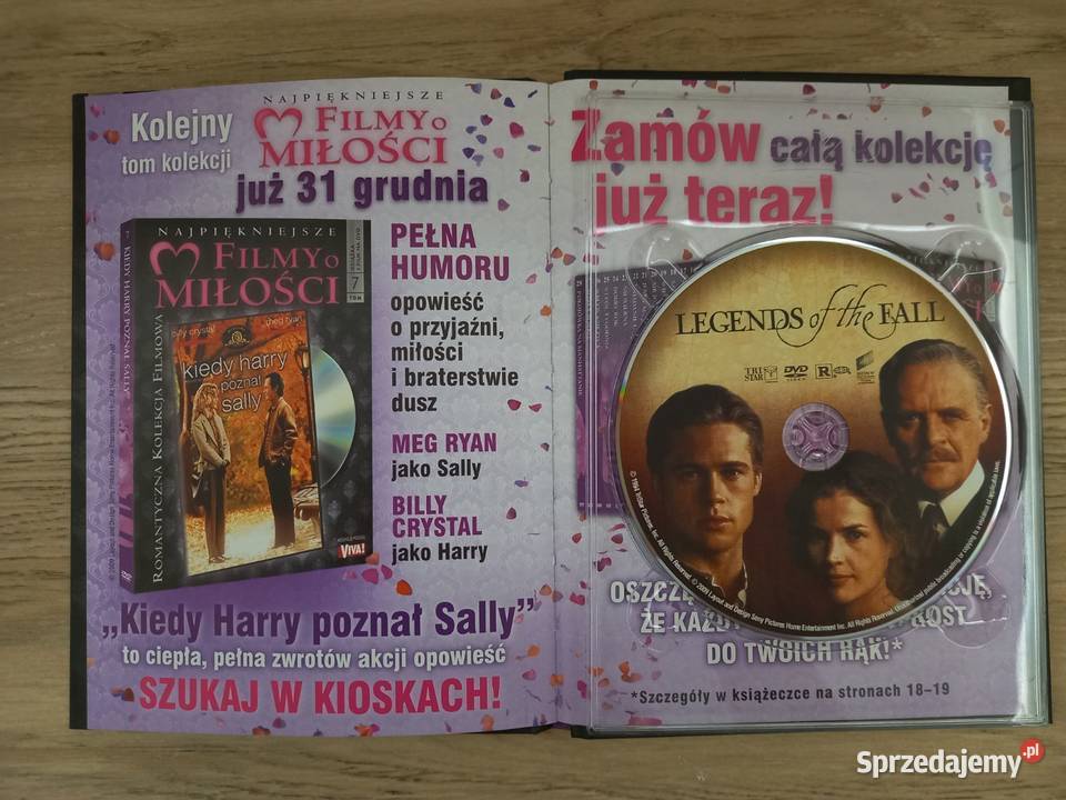 Wichry namiętności flim DVD do wyboru DVD Kraków sprzedam