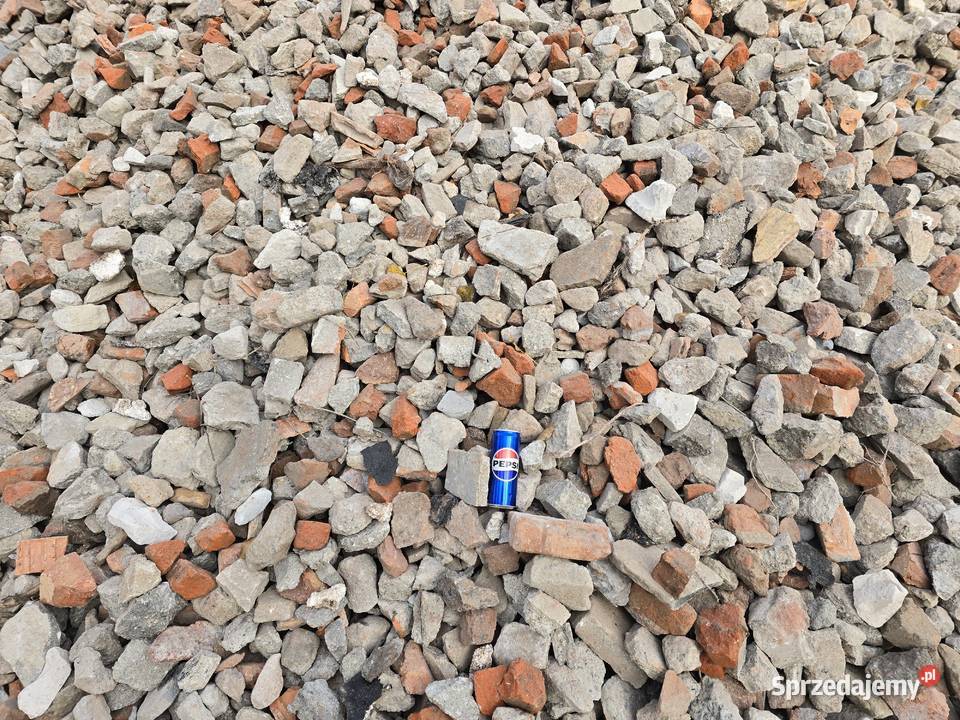 Tłuczeń ceglanobetonowy 063 mm gruz na podbudowę wielkopolskie
