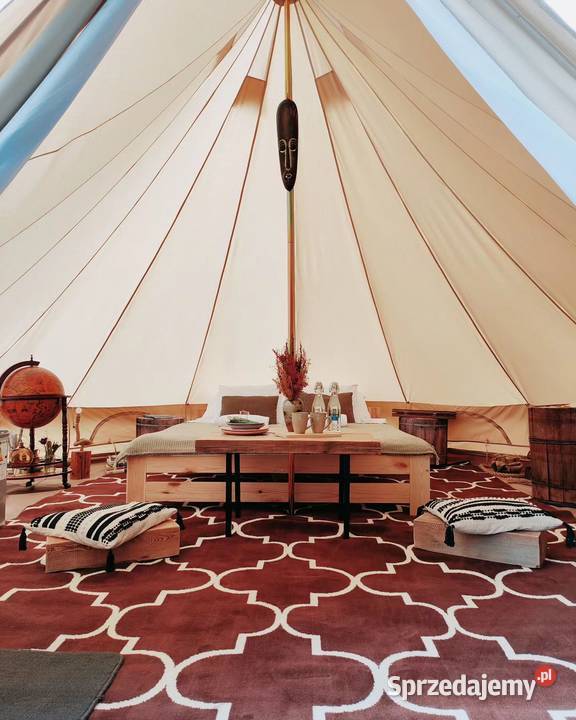 Namioty glampingowe różna wielkości wodoodporne pomorskie Gdańsk