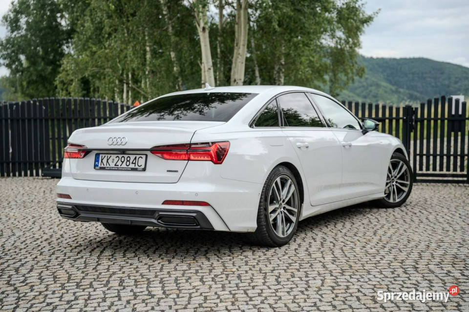 Audi A6 Limousine S Line Quattro Gletscherweiss małopolskie Kraków