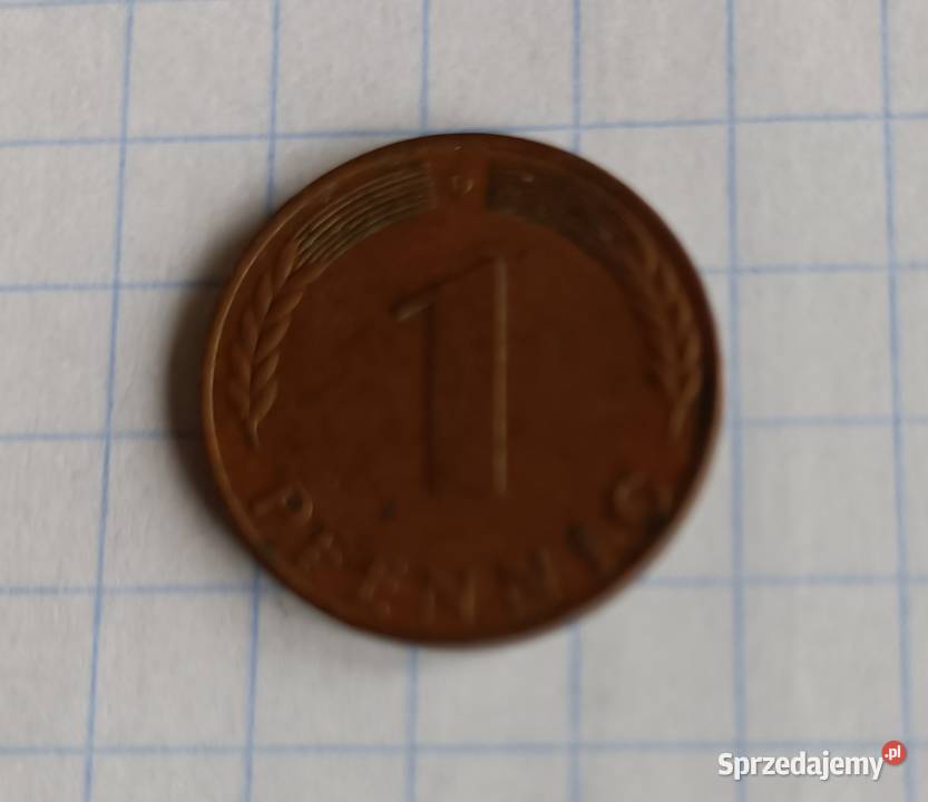 1 FENIG 1 PFENNIG 1970 D NIEMCY