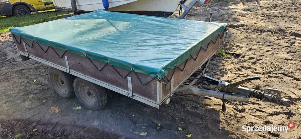 Przyczepa Brenderup 2 osiowa DMC 1000 burtowa Barlinek