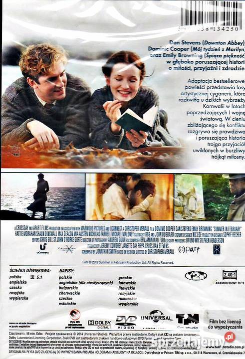 SUMMER IN FEBRUARY DOMINIC COOPER wielkopolskie