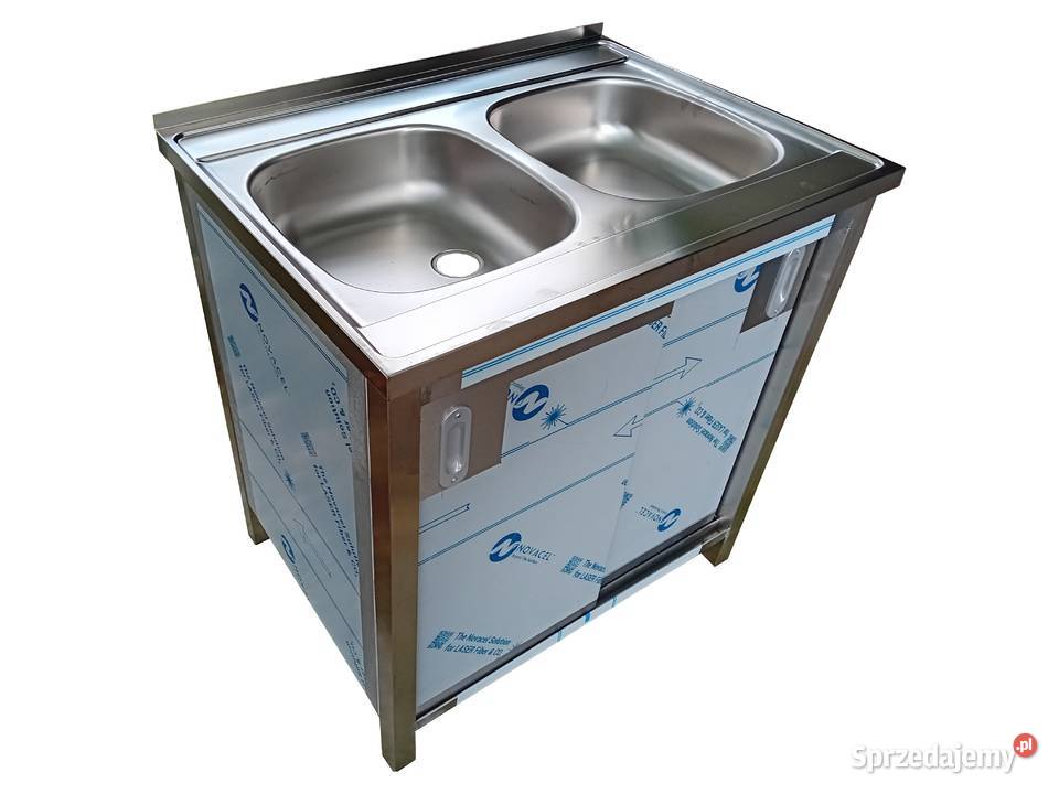 Zlew gastronomiczny 80x60x85 zabudowany z Biała Rawska