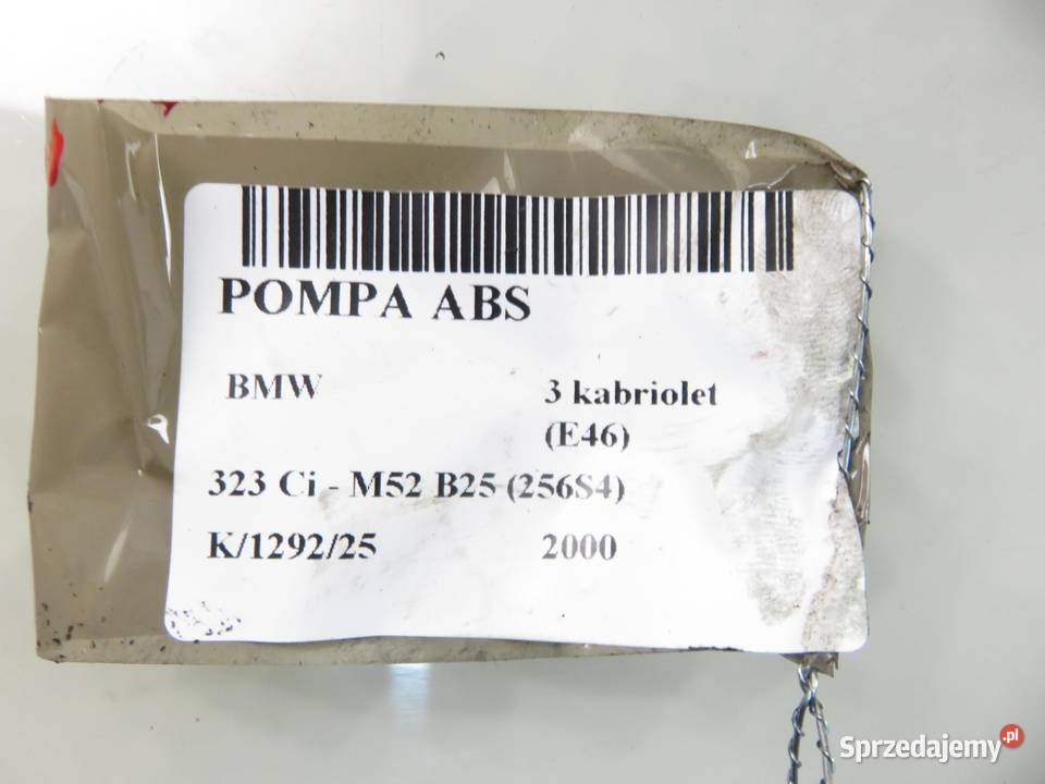 POMPA ABS BMW 3 kabriolet E46 6753598 6753603 małopolskie