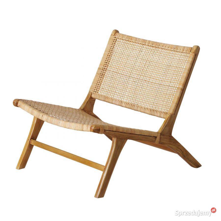 Fotel rattanowy krzesło design nowoczesny stylowy