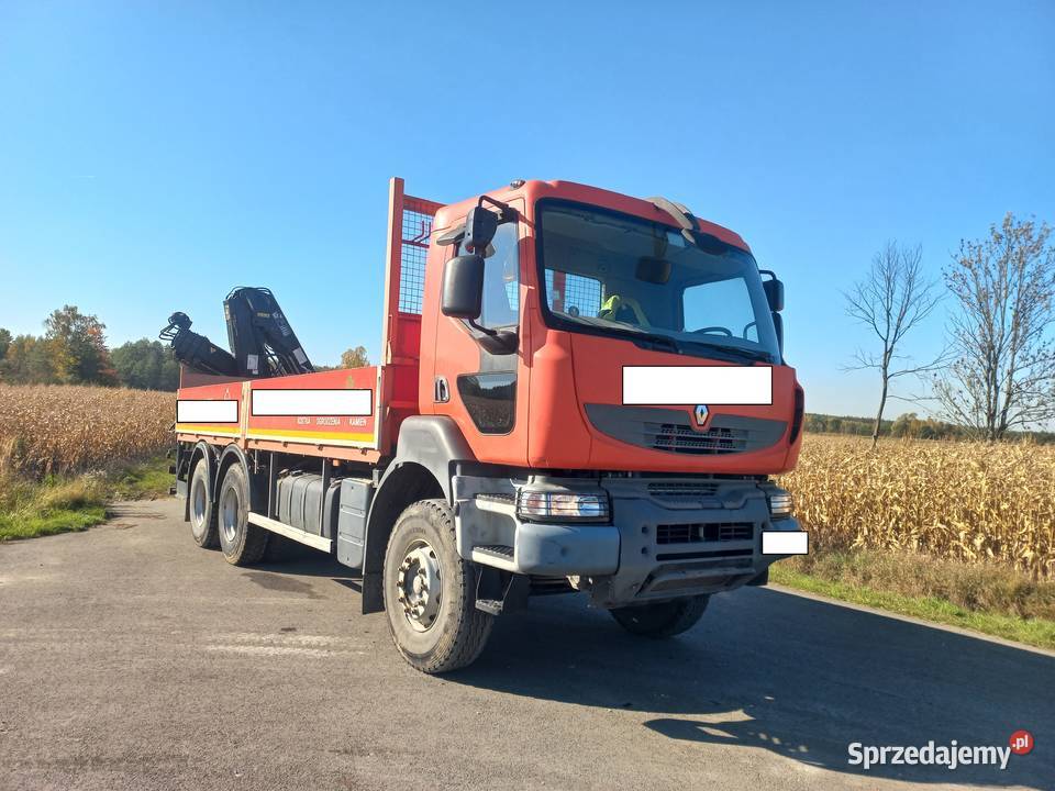 Renault Kerax 410 DXI 6X4 dźwig hds HIAB B3 podkarpackie sprzedam