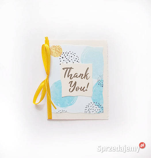 niebieskie podziekowania thank you kartki opolskie Opole