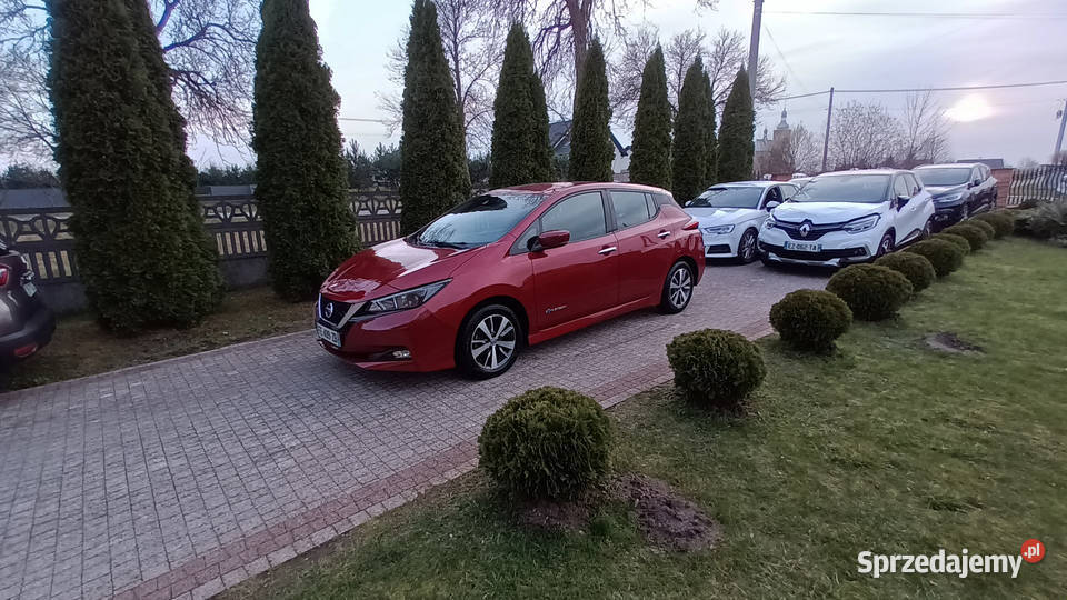Nissan Leaf 2019 40kWh pompa ciepła kamera uszkodzony Kielce