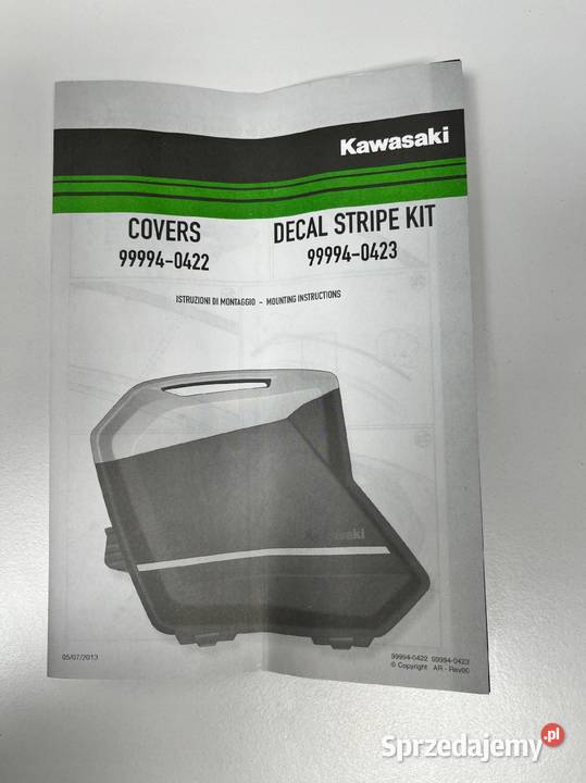 KAWASAKI Z 1000 SX 1116 Listwa dekoracyjna kufra wielkopolskie Łobżenica