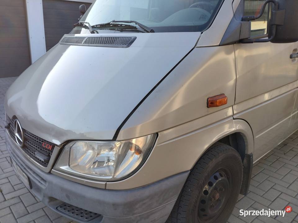 Mercedes Sprinter Laweta Autolaweta Pomoc szary łódzkie Radomsko