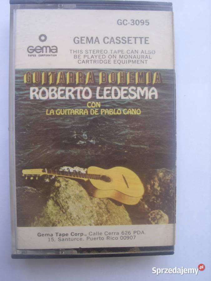 Kaseta audi ROBERTO LEDESMAGUITARRA BOHEMIA 1999 1 płyta Wołów