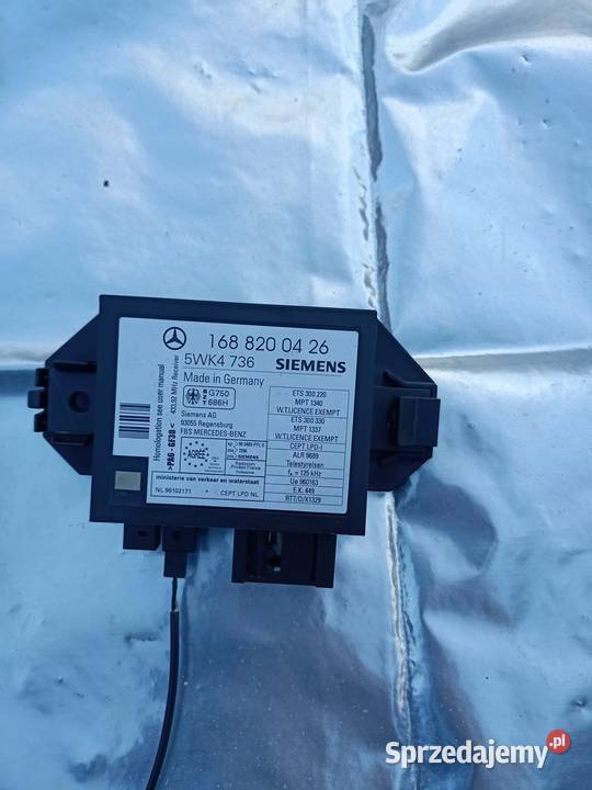 immobilizer immobiliser Mercedes w168 1688200426 zachodniopomorskie Szczecin