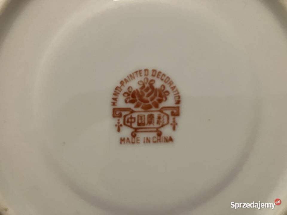 Ręcznie malowane filiżanki z chińskiej porcelany Kraków sprzedam