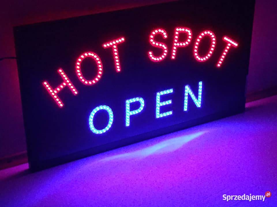 HOT SPOT 77777 reklamy LED szyldy diodowe Gotowe Warszawa