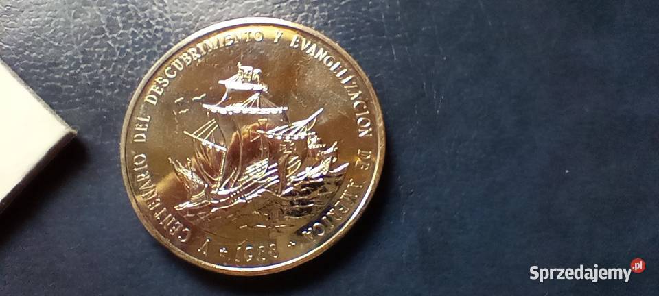 Stare monety 1 peso 1988 Dominikana podkarpackie Lesko