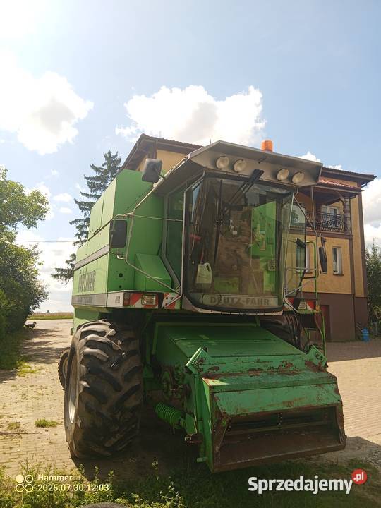 Deutz fahr 4080 hts topliner zamiana heder 54m Deutz-Fahr Radzyń Chełmiński