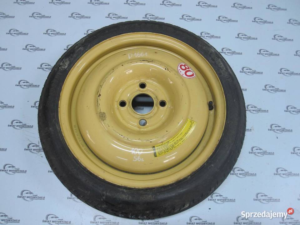 HONDA CIVIC VII koło dojazdowe 1257015 95M 4x100 Koła dojazdowe