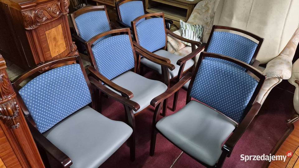 Krzesło VINTAGE z podłokietnikami solidne Sypniewo