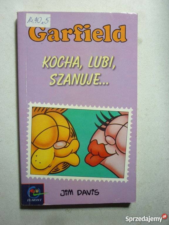 GARFIELD KOCHA LUBI SZANUJE JIM DAVIS Rok wydania 2000 Komiksy Piła