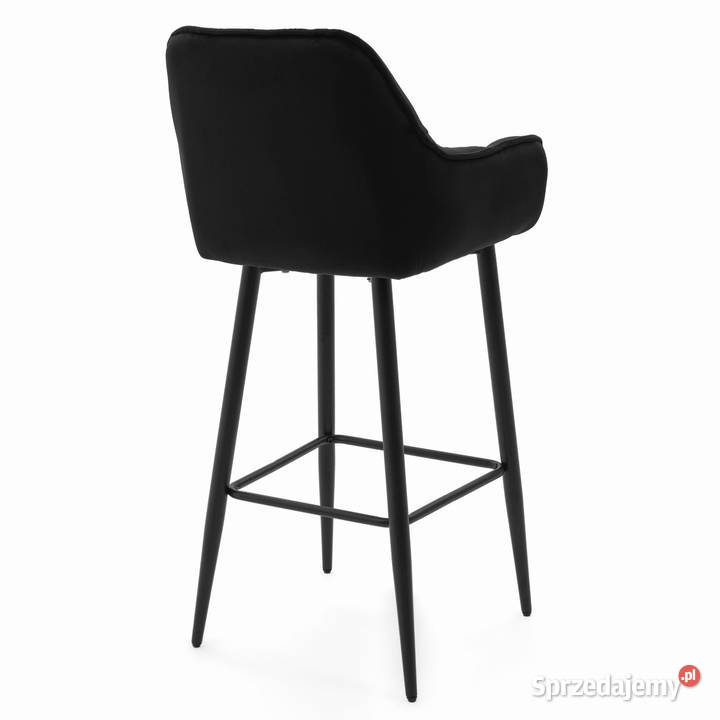 Czarny Hoker Tapicerowany Siena Wysyłka 24H Tarchały Małe