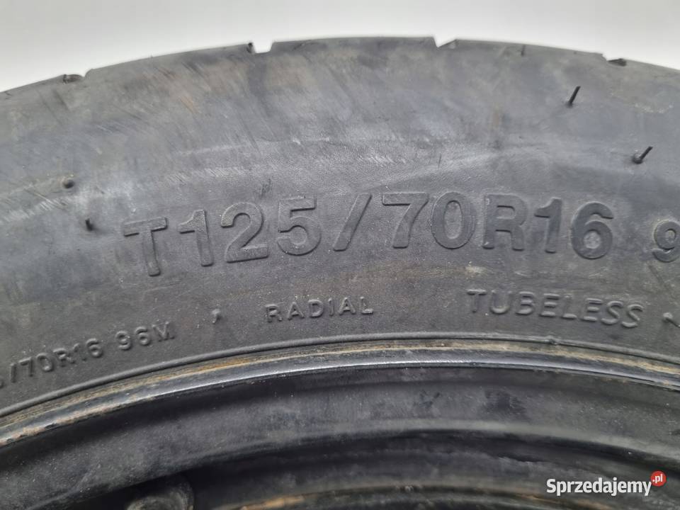 KOŁO DOJAZDOWE ZAPASOWE Audi Seat Vw Golf V Chełm