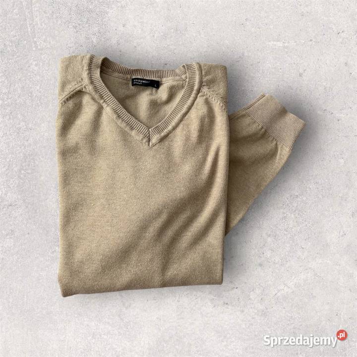 Damski sweterek basic scandi dekolt v Wkładane przez głowę  Swetry i golfy Lednica Górna