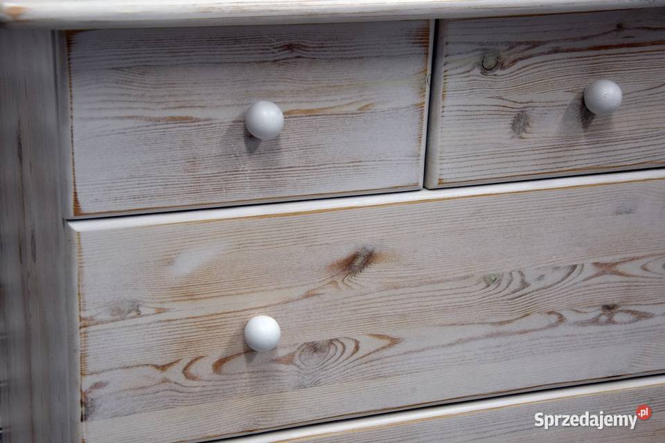 komoda z szufladami z drewna sosnowego nowa Olsztyn