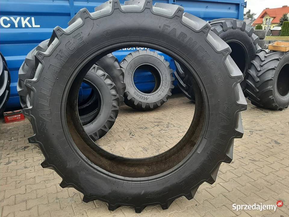 2x Opona używana rolnicza 48080R46 184R46 podlaskie Zaścianki