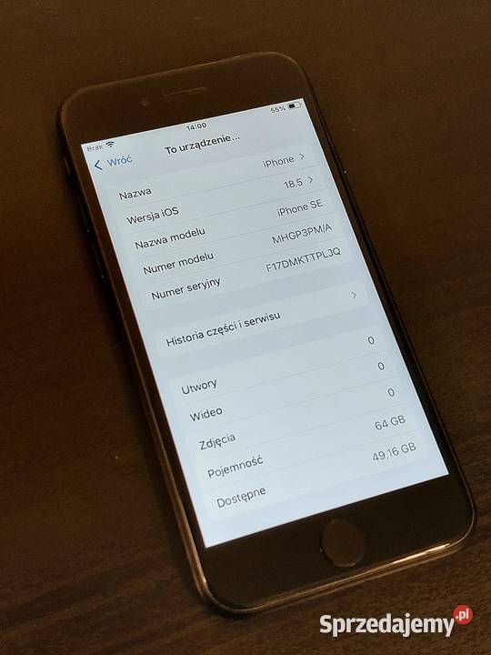 iPhone SE 2020 64GB 83 baterii
