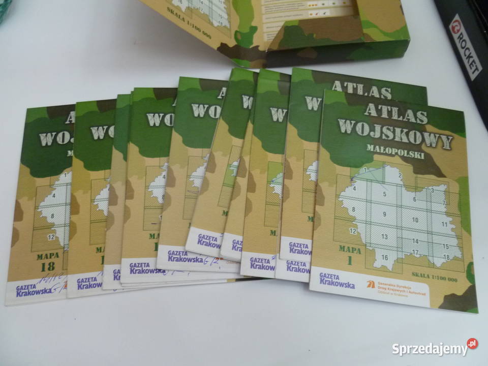 Atlas wojskowy Małopolski Kraków sprzedam