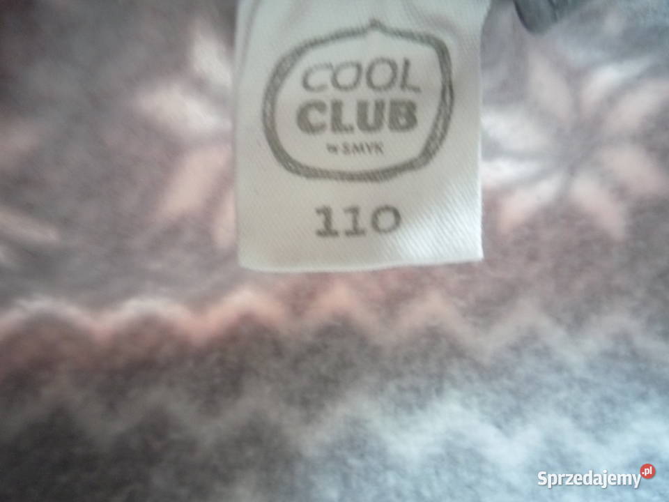 Cool Club r 110 Smyk Bluza polarowa na zamek Rozmiar 110 Bluzy zachodniopomorskie
