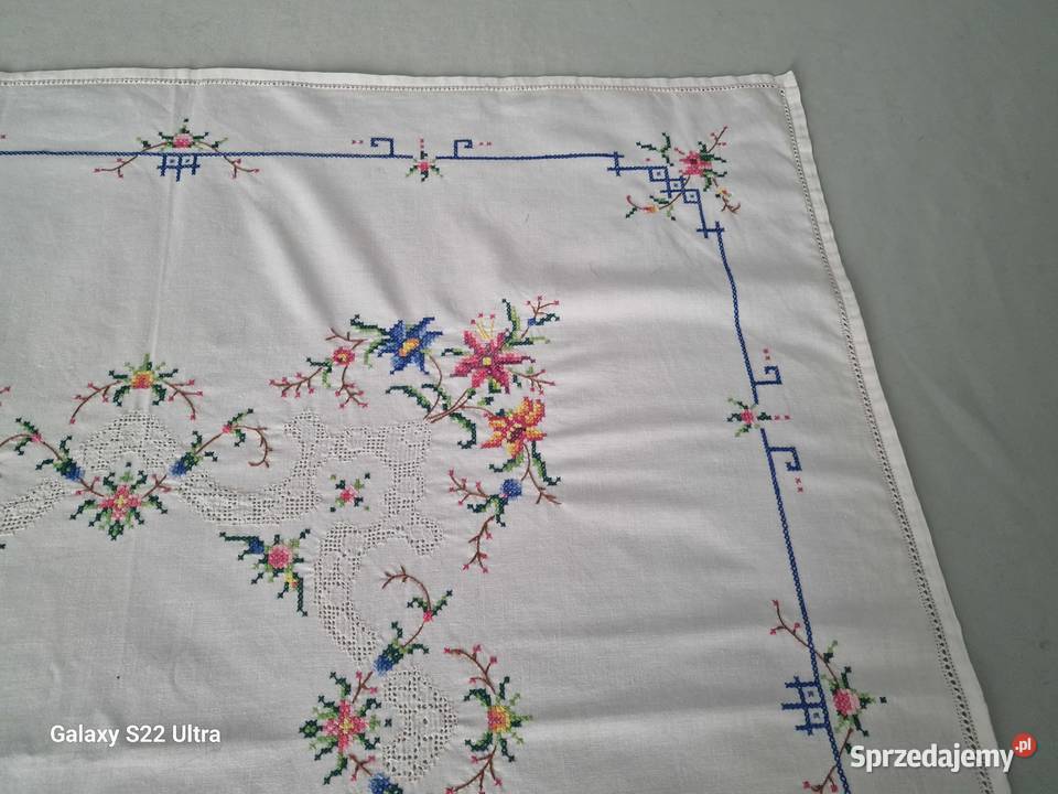 Serweta ręcznie haftowana Skierniewice