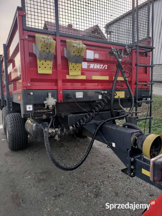 Rozrzutnik obornika metal fach tandem 6 ton wielkopolskie Śmigiel