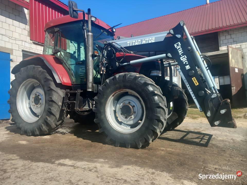 Sprzedam ciągnik Case MX100 C z ładowaczem podlaskie Zambrów