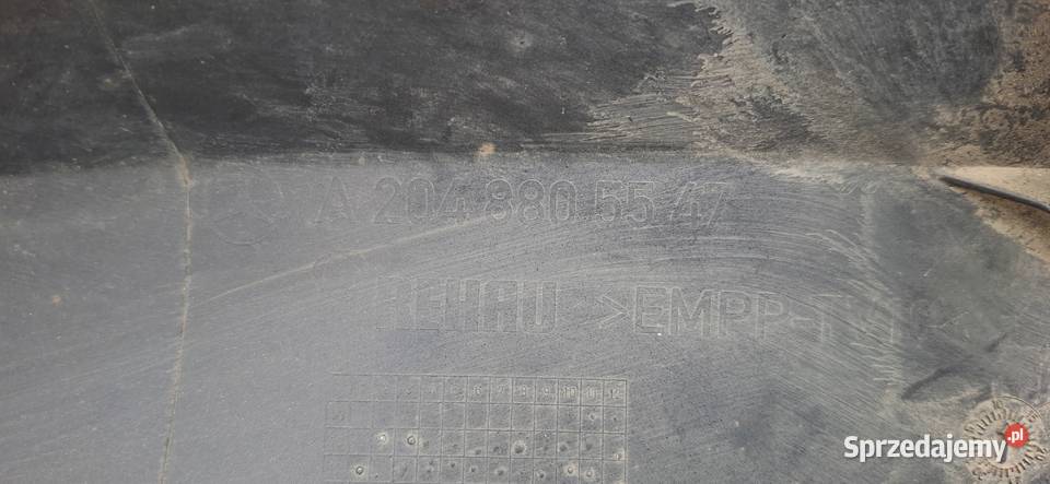 MERCEDES CKLASA W204 LIFT ZDERZAK PRZÓD PRZEDNI Bieleń