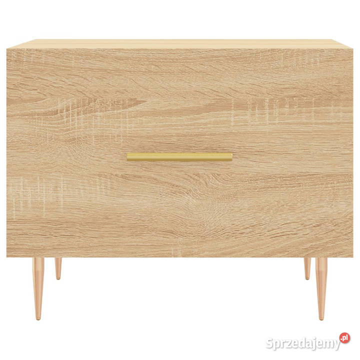 Stolik kawowy dąb sonoma 50x50x40 materiał Warszawa