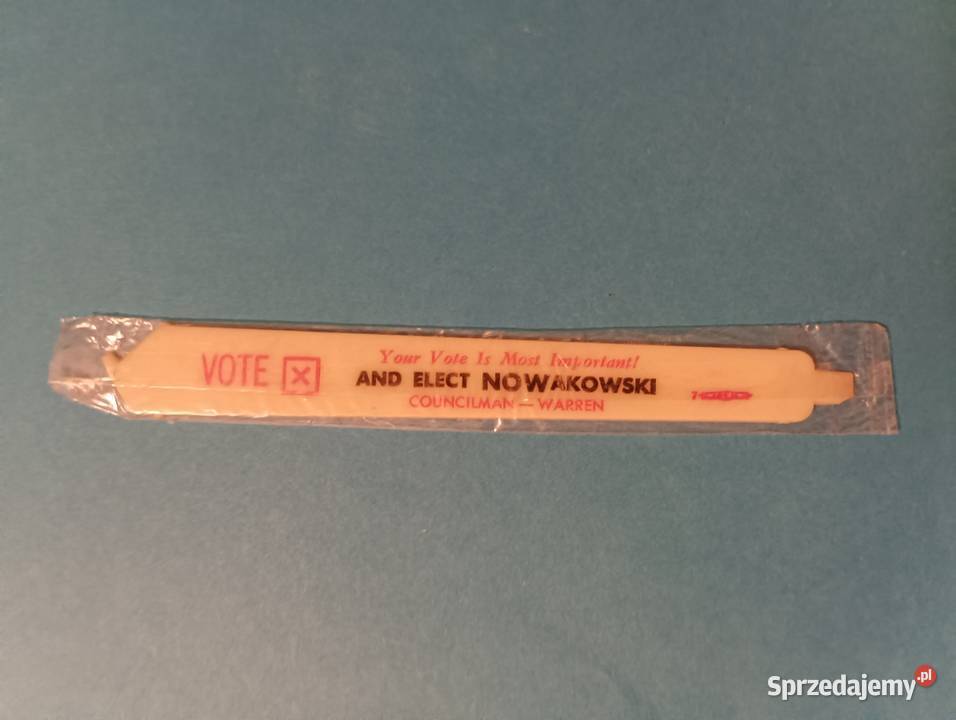 Stara reklama wyborcza Polonia w USA Elect Pozostałe Kościan