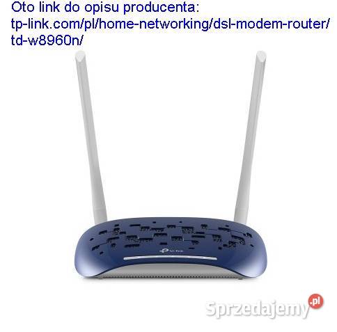 TPLINK TDW8960N outer 300Mbs router Rybnik sprzedam