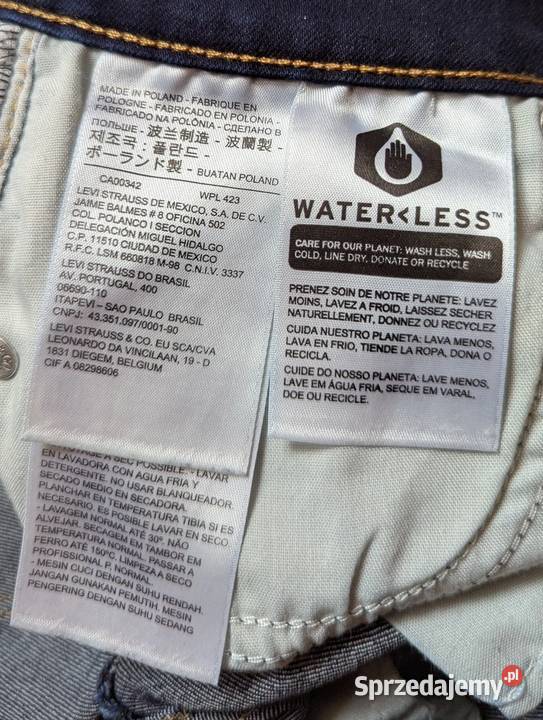 Levis Jeans PC918880012 W24 L30 Blue Skinny Warszawa