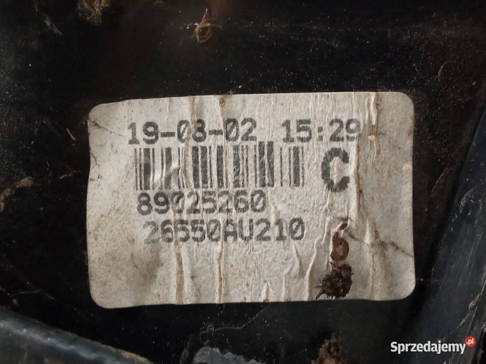 LAMPA TYŁ PRAWA 5D HB 89025260 Nissan Primera