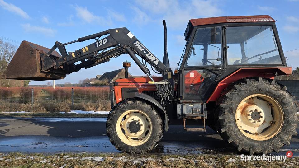 Zetor 5340 z ładowaczem Trac Lift 120 carraro Gizałki