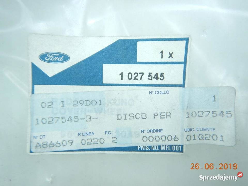 KOŁPAK 15 FORD MONDEO 9200 SCORPIO 9498 ASO