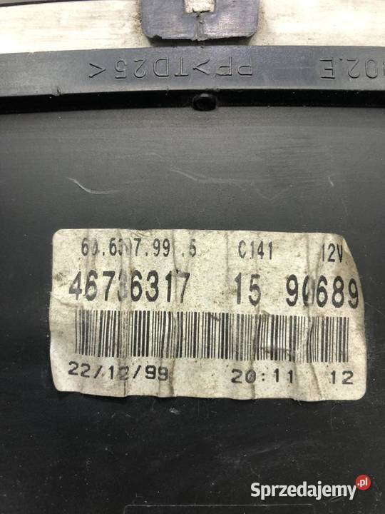 LICZNIK ZEGARY FIAT PUNTO 9903 EU 46736317 osobowe wielkopolskie