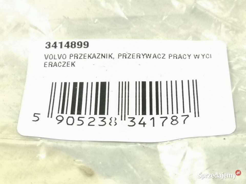 PRZERYWACZ PRACY WYCIERACZEK VOLVO 340 345 ORI