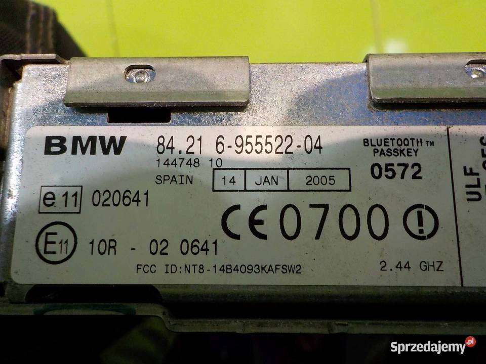 BMW X3 E83 05r modul BLUETOOTH 6955522 osobowe Wyposażenie elektryczne Suków