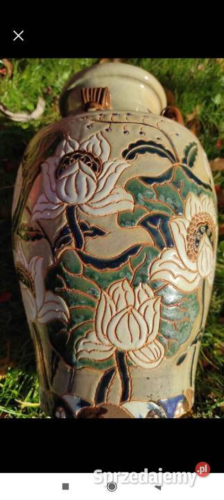 Antyk międzynarodowy Wazon ceramiczny 1945